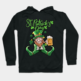 The Saint Patrick's Day with drunk Leprechaun holding beer? Why not? Hoodie